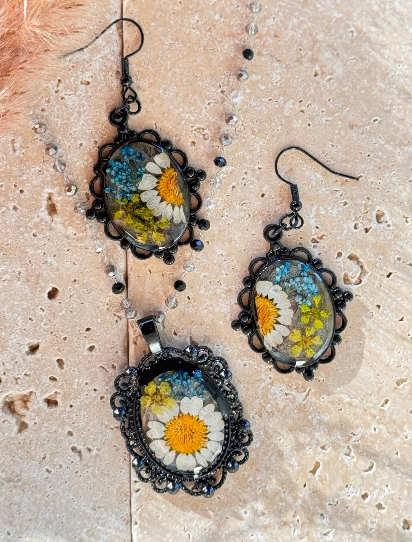 Vintage Nature Inspired Jewelry Set