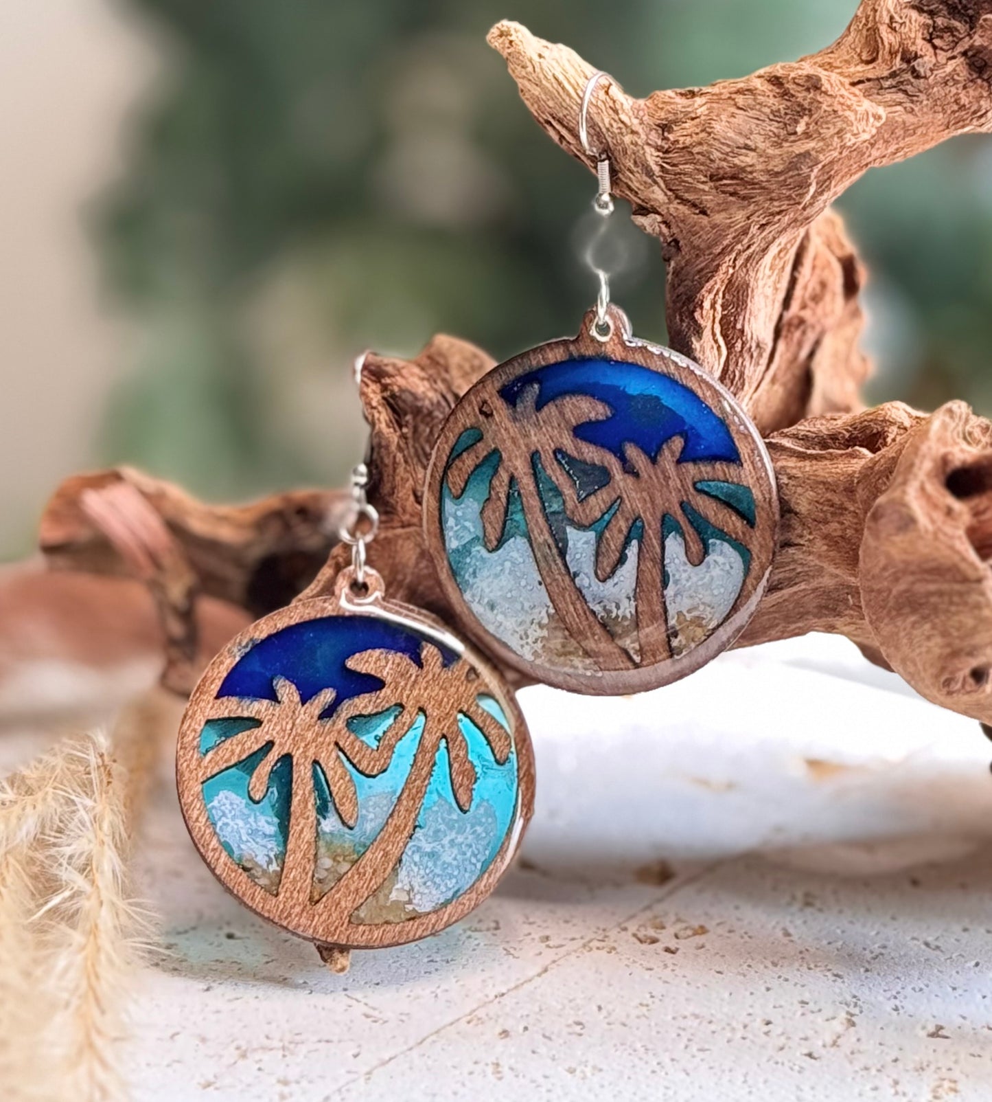 Palm Tree Beach Inspired