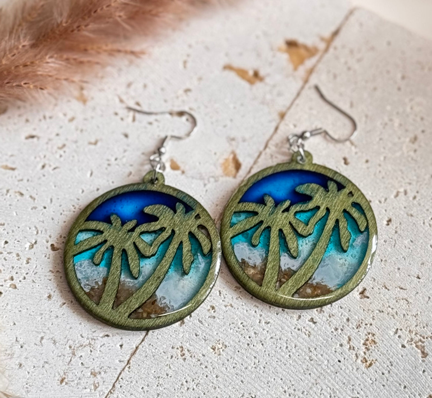 Palm Tree Beach Inspired