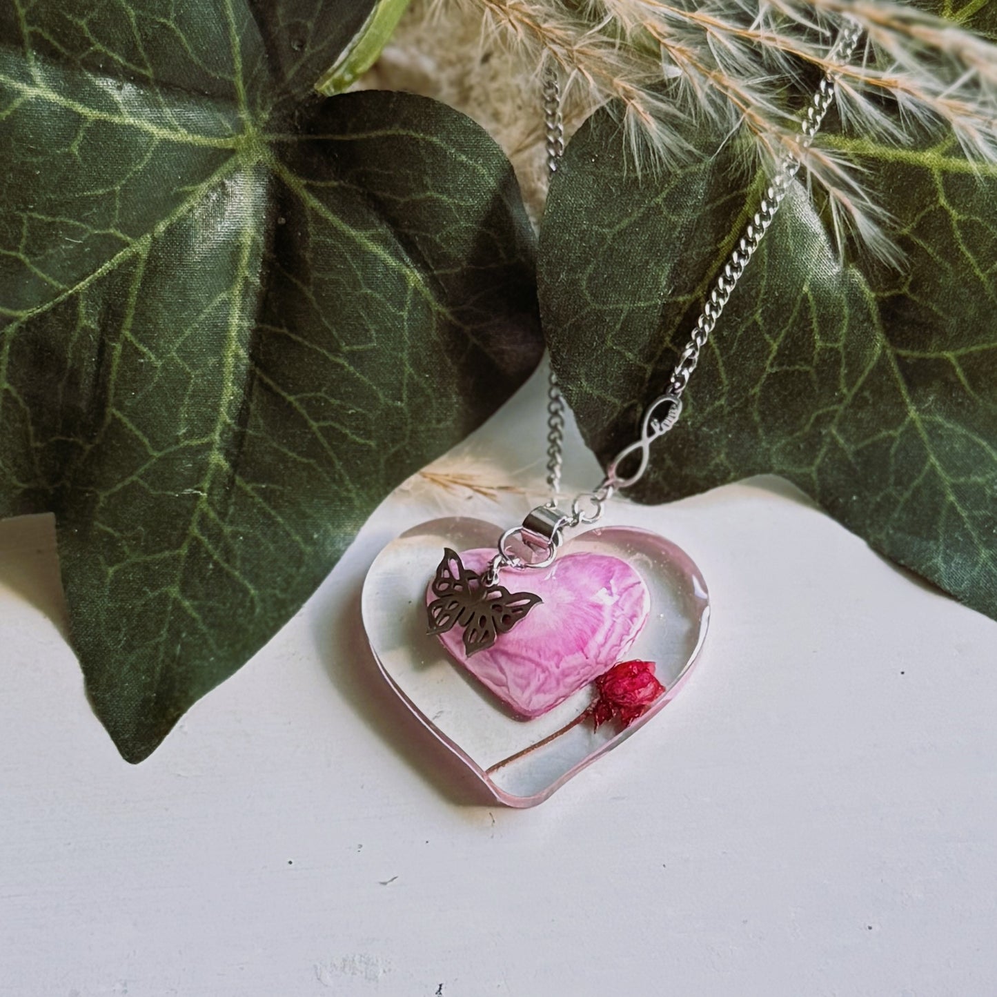 Love Resin Pendant