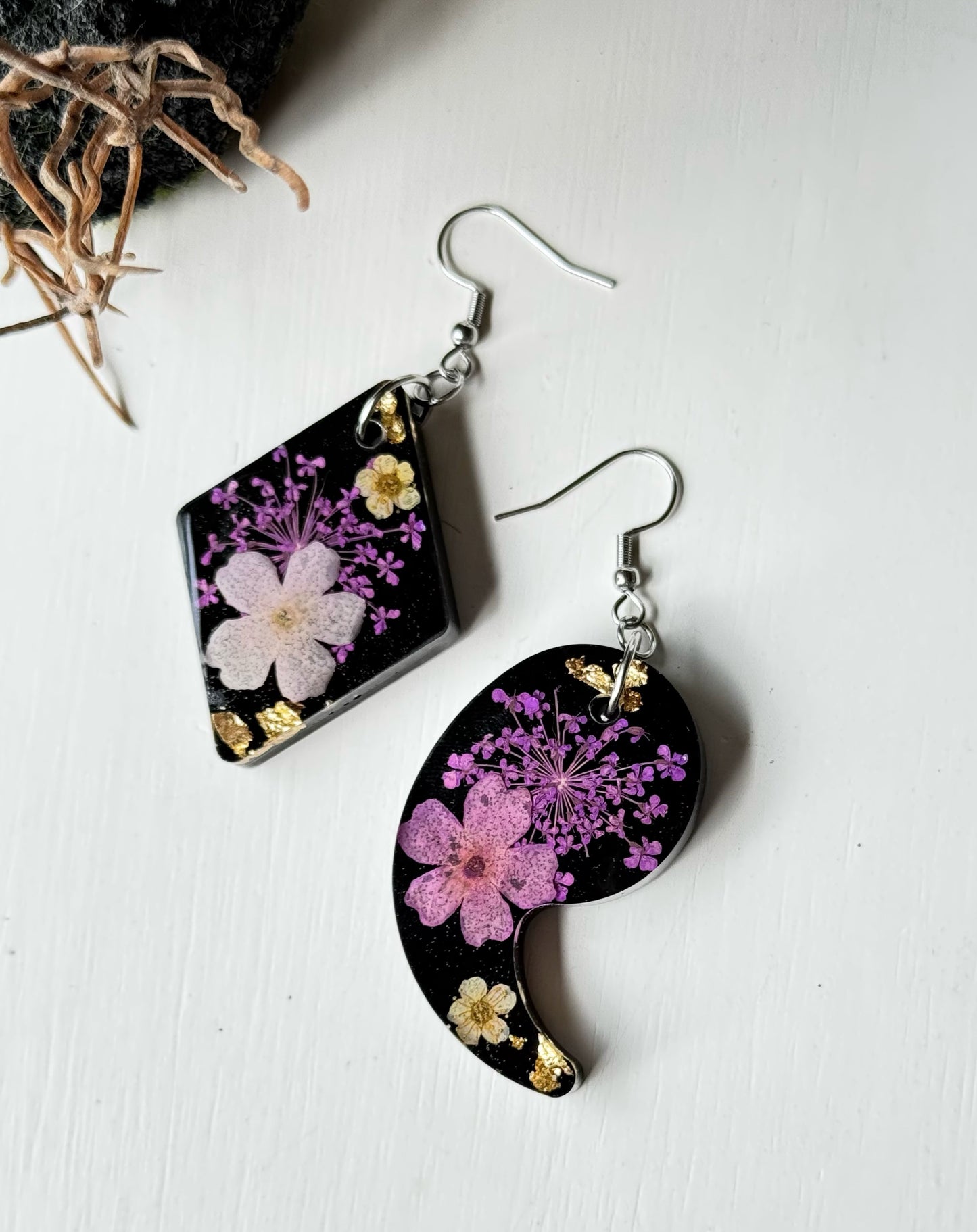 Mismatched Botanical Purple/Pink