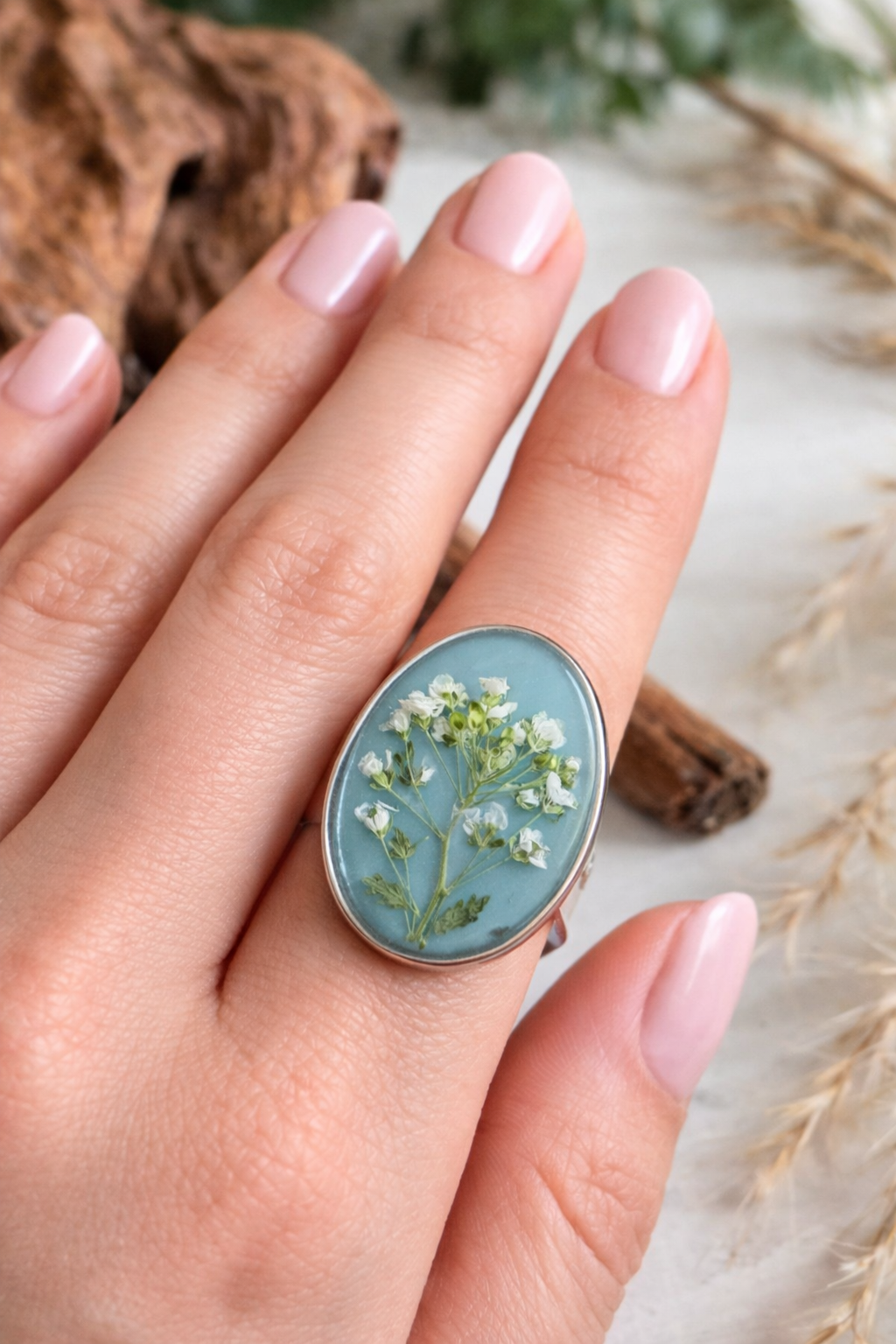 Flora Blue Ring