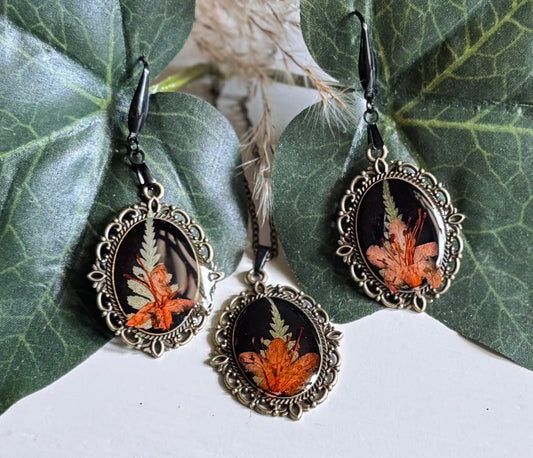 Vintage Nature Inspired Jewelry set